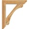 Ekena Millwork Legacy Slat Rough Sawn Bracket w/ Offset Brace, Western Red Cedar, 6"W x 26"D x 30"H BKT0604X26X30LEC06RWR - alternate 4
